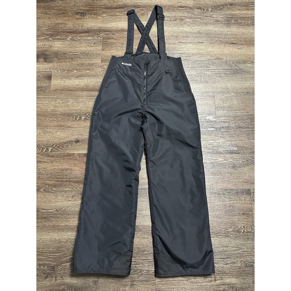 Columbia Women's Snow Bibs Black Size Large Waterproof Insulated Outdoor
